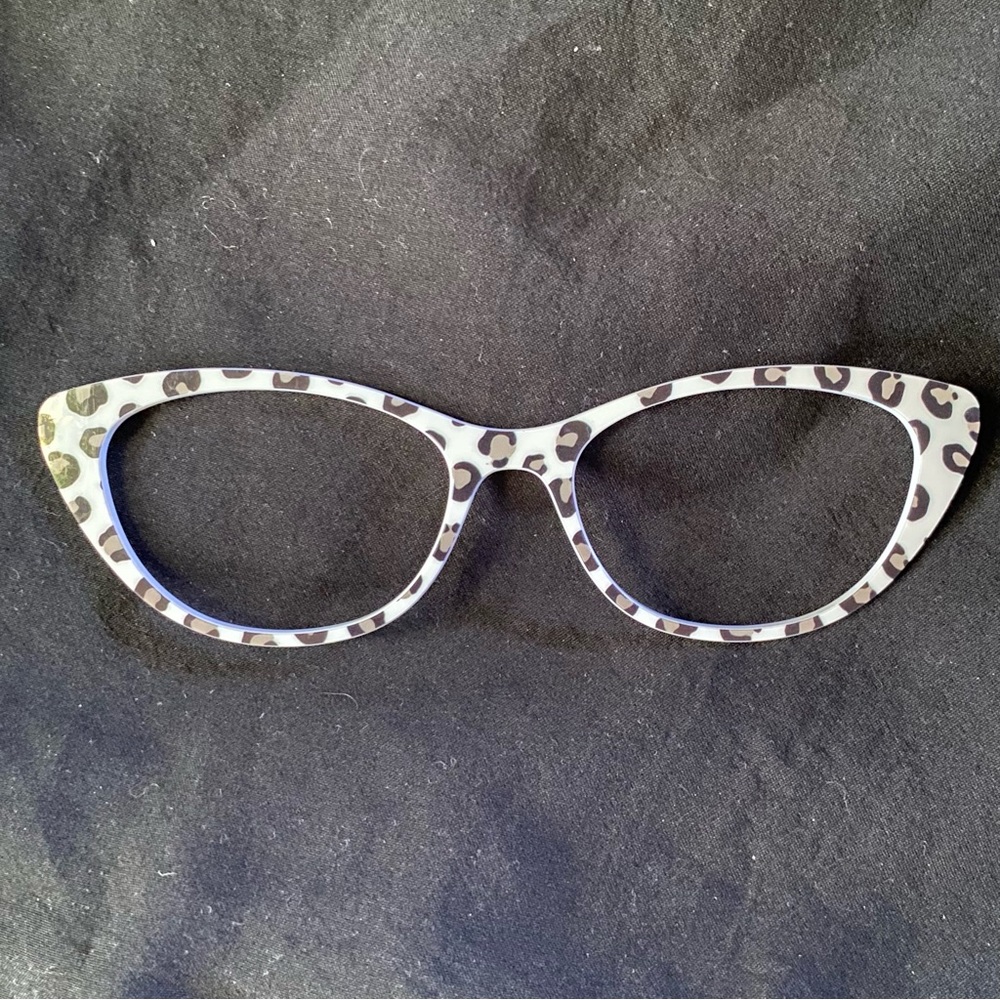 Pair Eyewear White Leopard Topper for Ella Frame